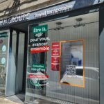 Façade de l’agence d’intérim Servagroupe à Guingamp